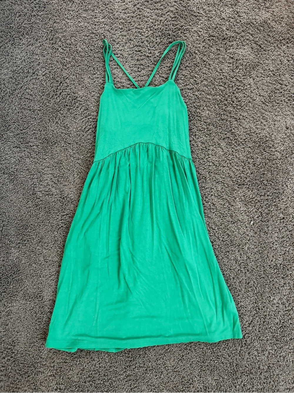 Old Navy Kelly Green Spaghetti Strap Dress XS